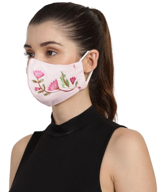 Anekaant - Pink 3 Ply Mask ( Pack of 1 )