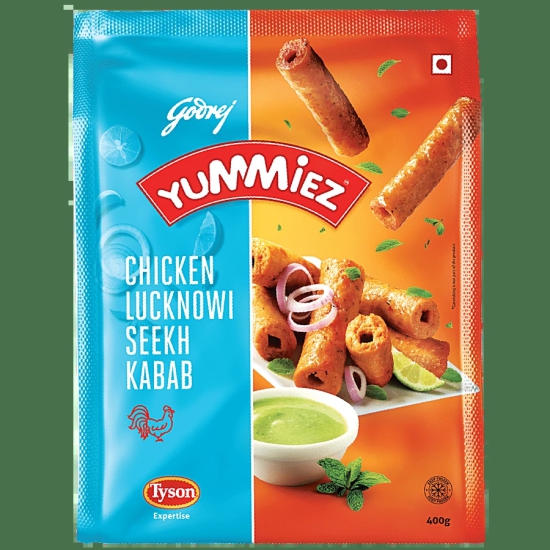 Yummiez Chicken Lucknowi Seekh Kabab, 400 Gm