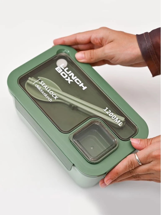 Green Lunch Box Set (1200ml + 40ml)