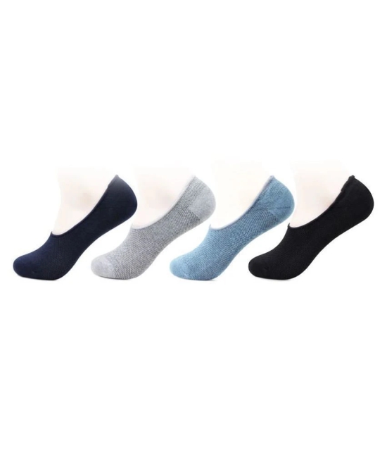 Bonjour Multi Formal No Show Socks Pack of 4 - Multi