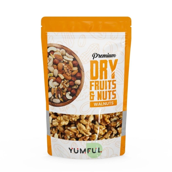 Yumful Walnuts Without Shell (Kernels) 500gm - Akhrot Dry Fruit