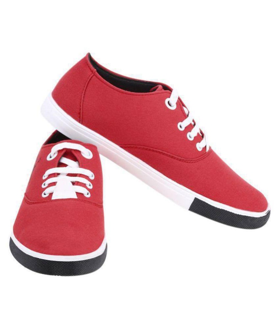 Kzaara 786-RED Sneakers Red Casual Shoes - 9