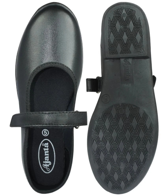 Ajanta - Black Girls School Shoes ( 1 Pair ) - None