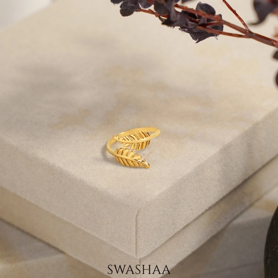 Chiara 18K Gold Plated Ring-Gold