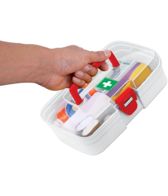 Milton First Aid Box, Set of 1-White BPA Free-Only Box