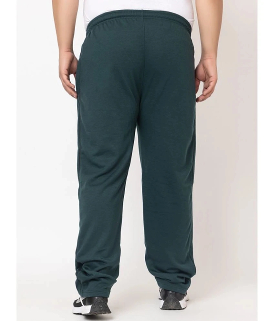 YHA Green Fleece Mens Trackpants ( Pack of 1 ) - None