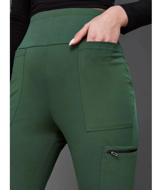 Miss Chase - Polyester Regular Fit Green Womens Jeggings ( Pack of 1 ) - None