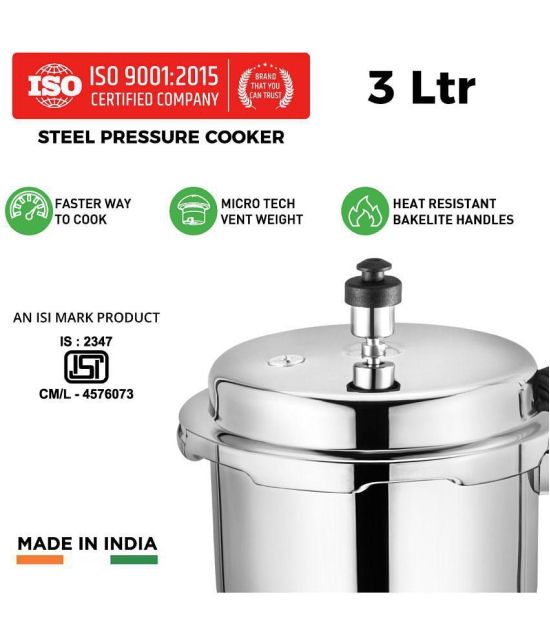 Srushti gold pressure cooker 3 litre sale