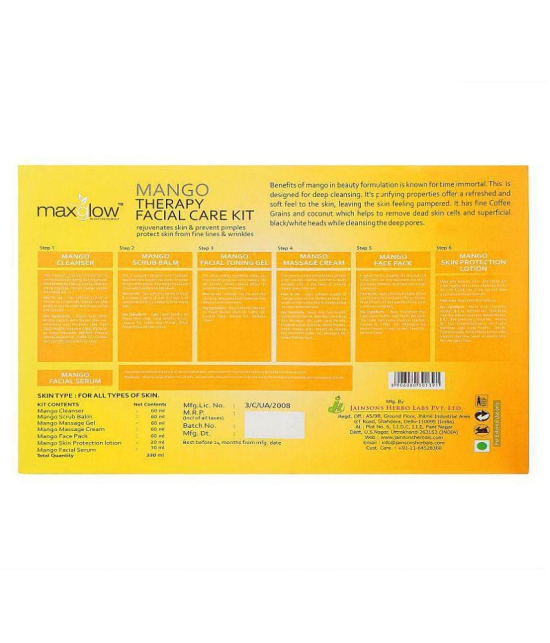 MaxGlow MANGO THERAPY FACIAL CARE KIT Facial Kit 330 gm Pack of 7