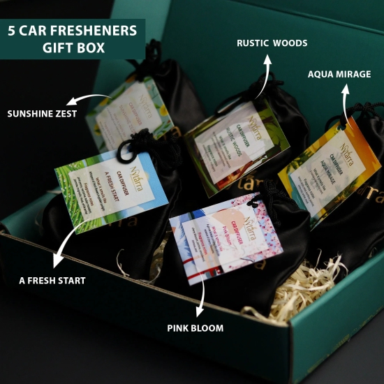 Pack of 5 Car Freshener Gift Box