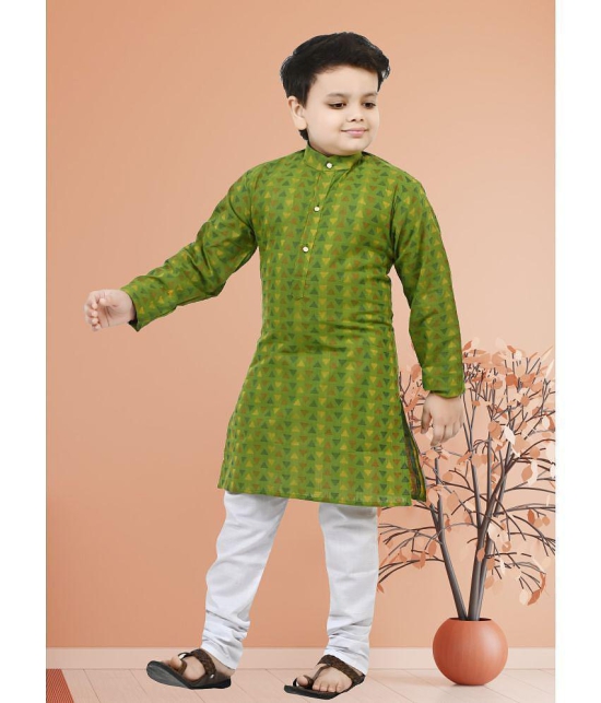 Arshia Fashions Green Cotton Blend Boys ( Pack of 1 ) - None