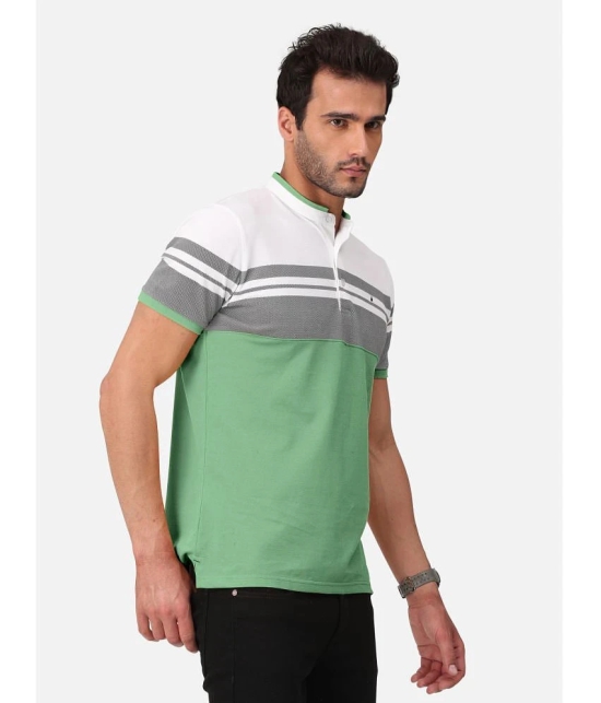 BULLMER - Mint Green Cotton Blend Regular Fit Mens T-Shirt ( Pack of 1 ) - None