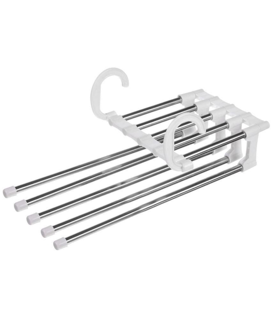 TISYAA - Stainless Steel,Plastic Standard Clothes Hangers ( Pack of 1 )