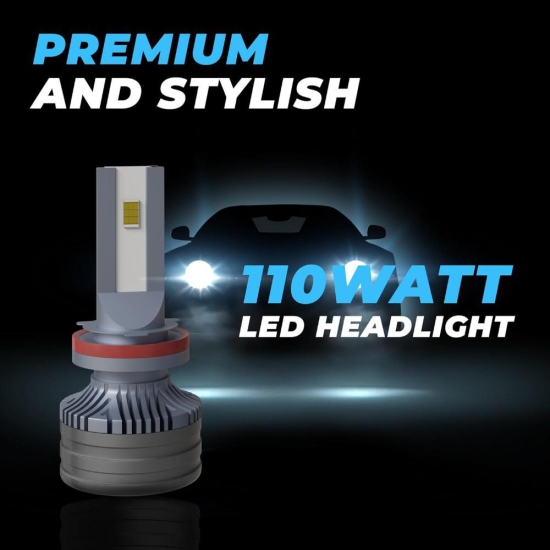 JCBL Accessories Lumenz H8 or H11 110W Car Headlight LED Bulb