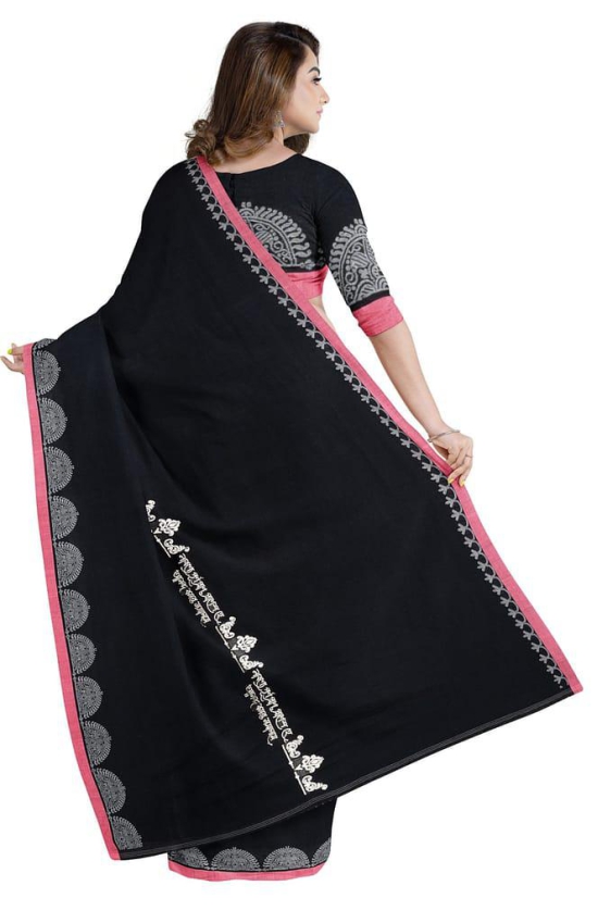 Tangail Cotton Saree With Tassel