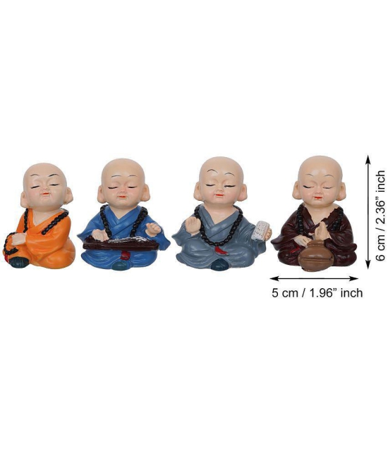 eCraftIndia Couple & Human Figurine 6 cm - Pack of 4