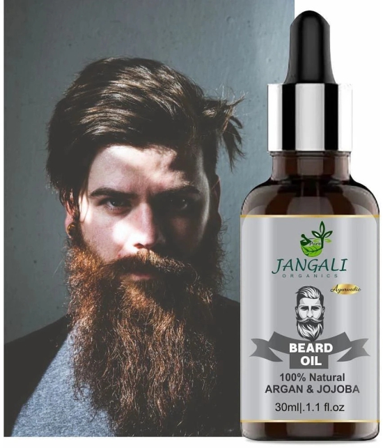 PURE JANGALI ORGANICS Beard Growth Oil- For Stimulating fast Beard Growth Hair Oil 30ML