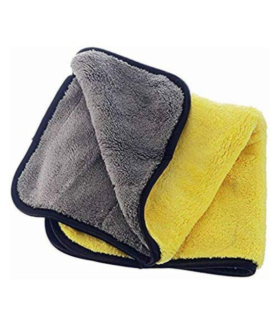 HOMETALES - Multicolor 600 GSM Microfiber Cloth For Automobile ( Pack of 2 )