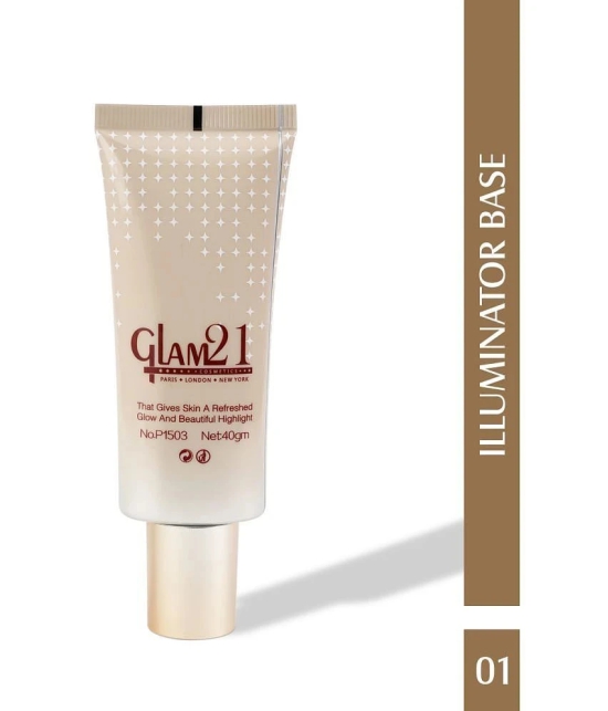 Glam21 oil free illuminator with UV filter Sun Protection Highlighting & Contouring 40gm Shade-01