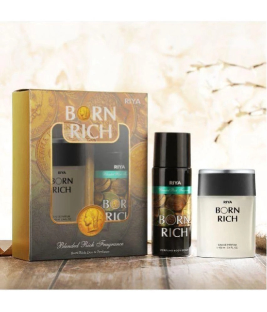 Riya Born Rich Eau De Parfum (EDP) For Unisex 100 ( Pack of 2 )