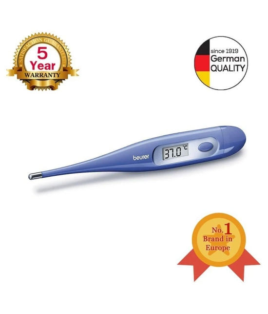 Beurer FT 09 Digital Clinical Flexible Tip Thermometer - Blue