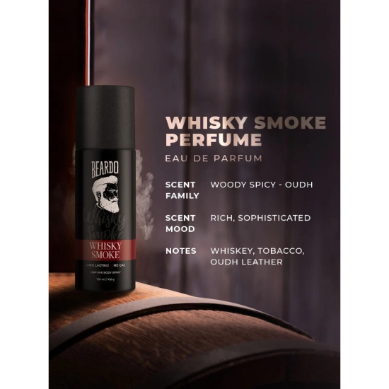 Beardo Whisky Smoke Perfume for Men (120ml)