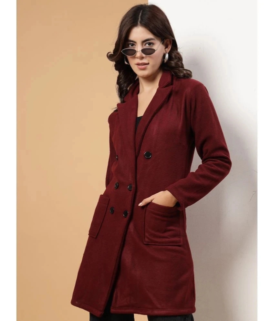 Rigo - Fleece Maroon Over coats - None