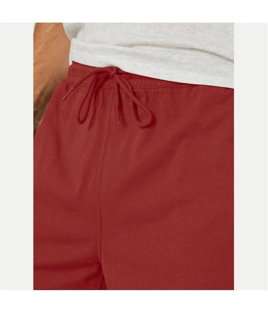 Radprix Red Cotton Mens Shorts ( Pack of 1 ) - None