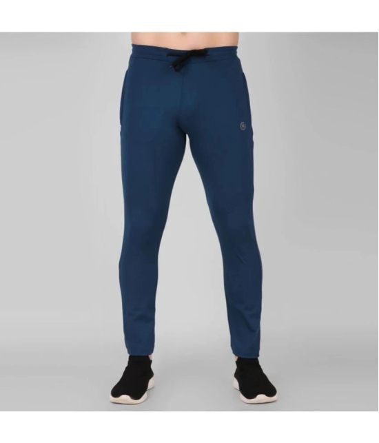 Diaz - Blue Lycra Mens Sports Trackpants ( Pack of 1 ) - None