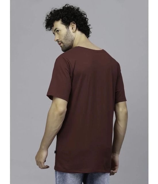 Rigo - Red 100% Cotton Oversized Fit Mens T-Shirt ( Pack of 1 ) - None