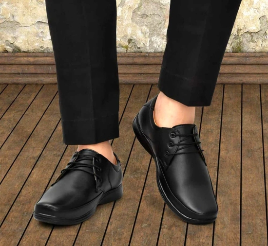 WUGO::Latest Stylish Men Formal Shoes|Black Derby Shoes|Office Shoes For Mens & Boys (Free Home Delivery)