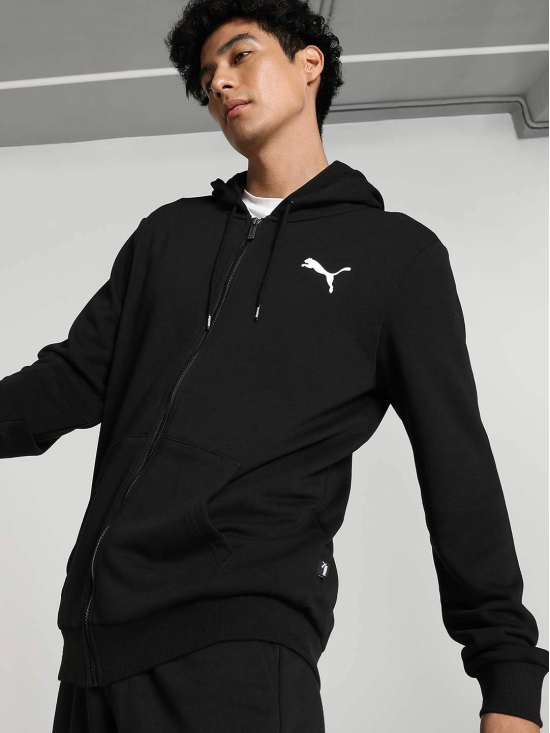 Essentials Small Logo Full-Zip Mens Hoodie