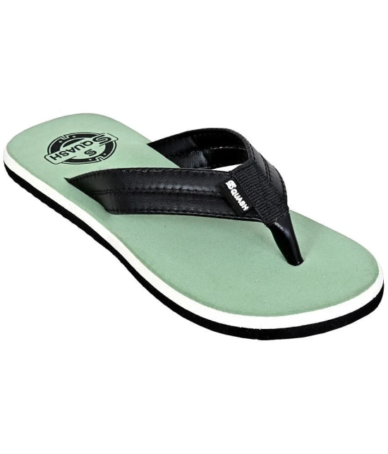 Squash - Green Mens Thong Flip Flop - None