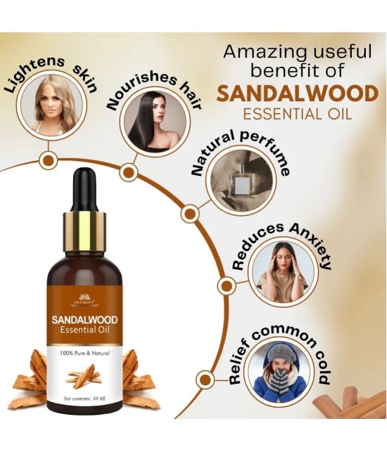 Intimify Sandalwood Essential Oil, Acne Removal Face Oil, Anti Acne Face Oil, Anti Wrinkle, 30 Ml