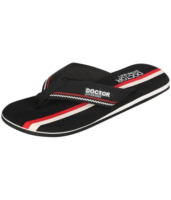 DOCTOR EXTRA SOFT - Black Mens Daily Slipper - None