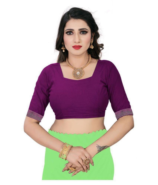 ofline selection - Green Silk Blend Saree With Blouse Piece (Pack of 1)