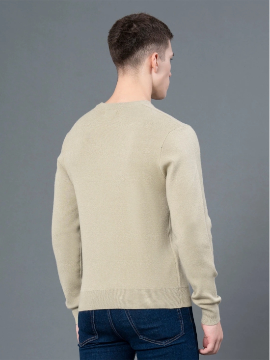 RedTape Round Neck Solid Sweater for Men | Essential Comfort for Every Day