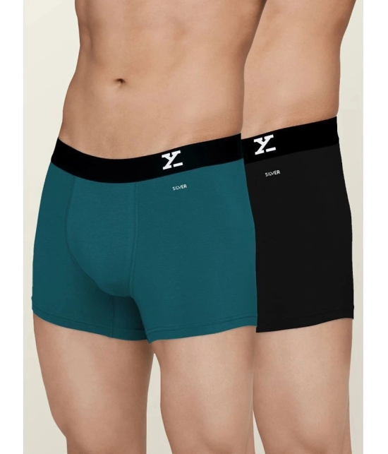 XYXX Pack of 2 Cotton Mens Trunks ( Multicolor ) - None