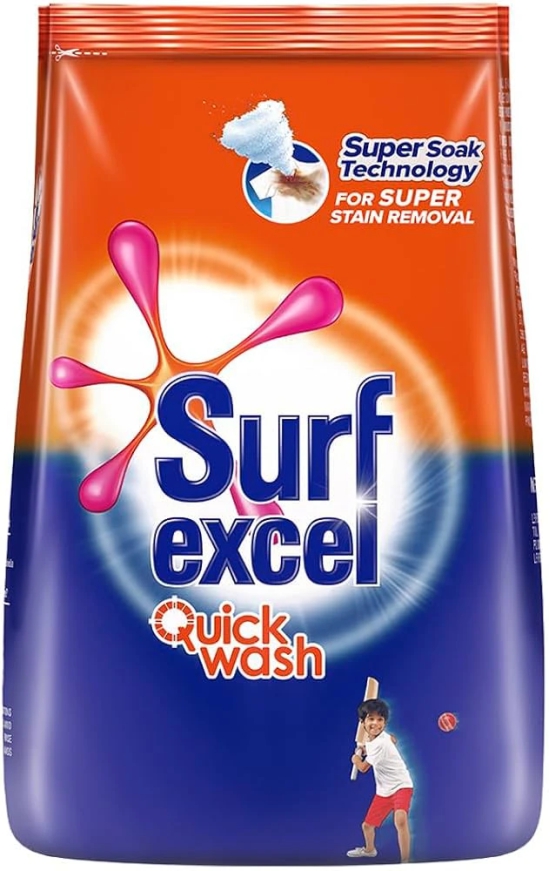 Surf Excel Quick Wash Detergent Powder, 1 kg