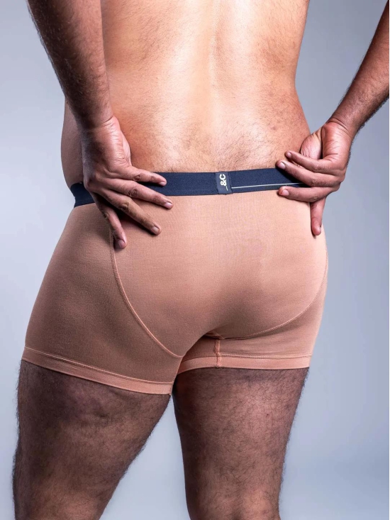 Men's Boxer-briefs - Almond Nude-2XL