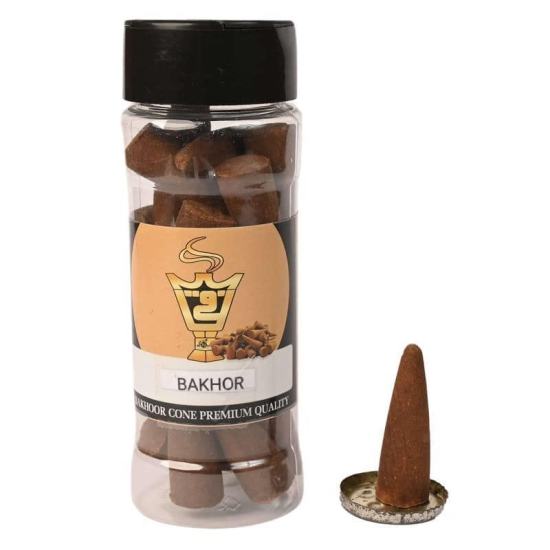 alNaqi ZAHABI cones-50gm |Incense Cones| Organic Incense Cones| 100% Natural and Charcoal Free Cones for Room |(20 conesin a Pack) Floral Fragrance