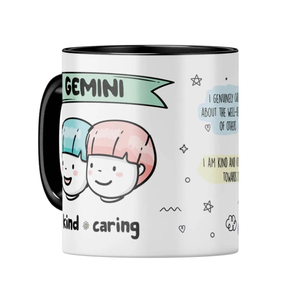 Gemini Coffee Mug-Pink