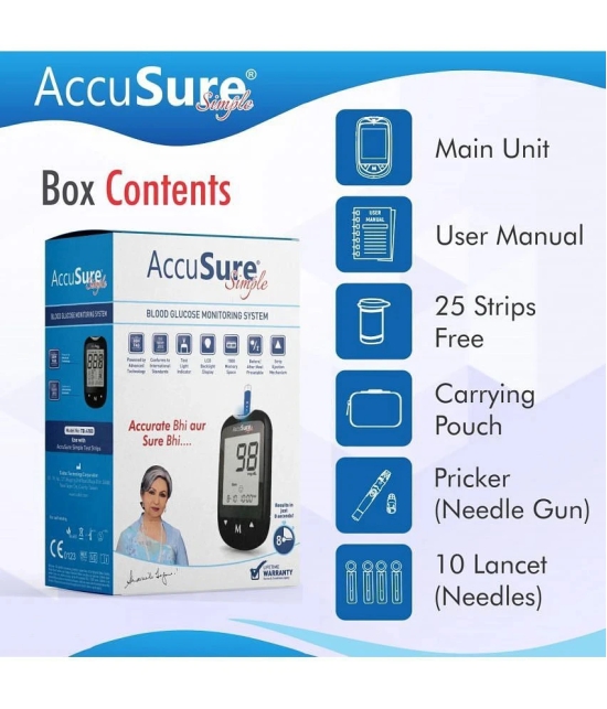 ACCUSURE Simple Glucometer