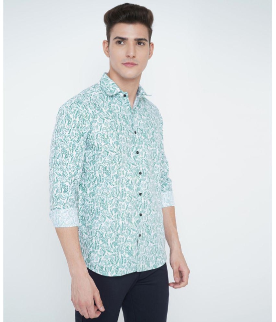 VERTUSY - Turquoise 100% Cotton Regular Fit Men's Casual Shirt ( Pack of 1 ) - None