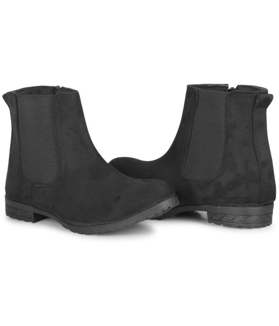 Ishransh - Black Women''s Ankle Length Boots - None
