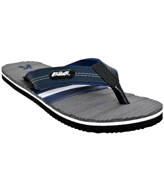 Altek - Grey Mens Thong Flip Flop - None