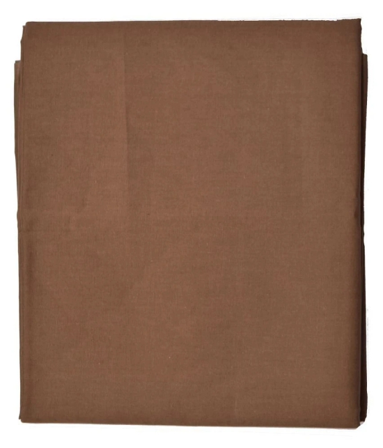 British Terminal Brown 100 Percent Cotton Unstitched Shirt pc - 1.6 Metre