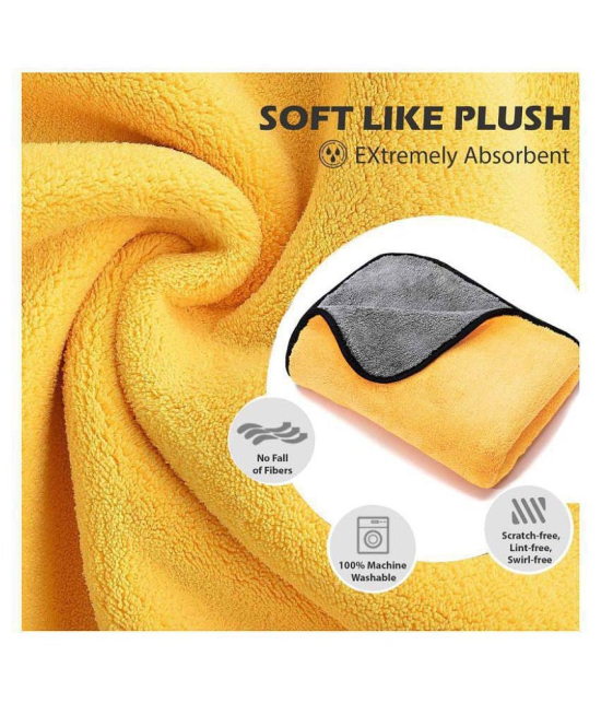 Microfiber Cloth for Car Cleaning and detailing | Dual Sided, Extra Thick Plush Microfiber Towel Lint-free, 400 GSM, 40cm x 40cm