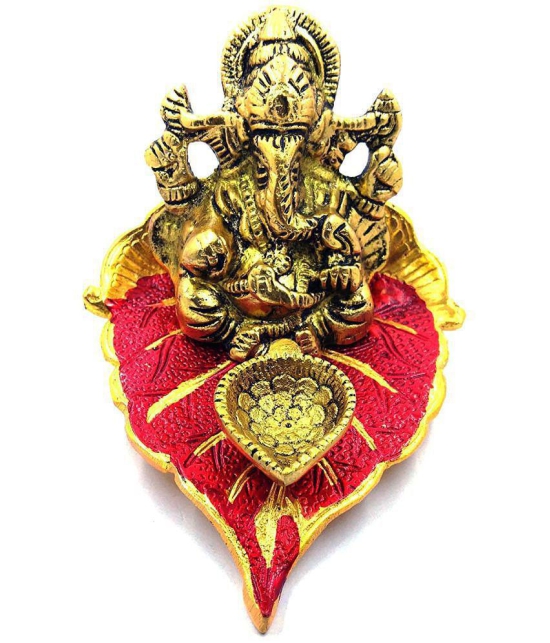 Home Lane - Patta Ganesh 12 cm ( Pack of 1 )