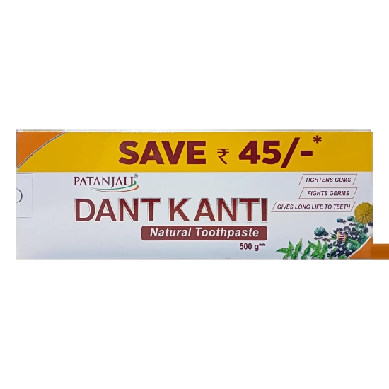 DANT KANTI NATURAL TOOTHPASTE RS 20/-